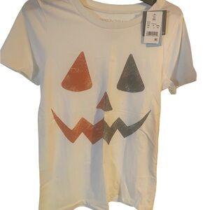 Grayson Threads White Halloween Face Tee